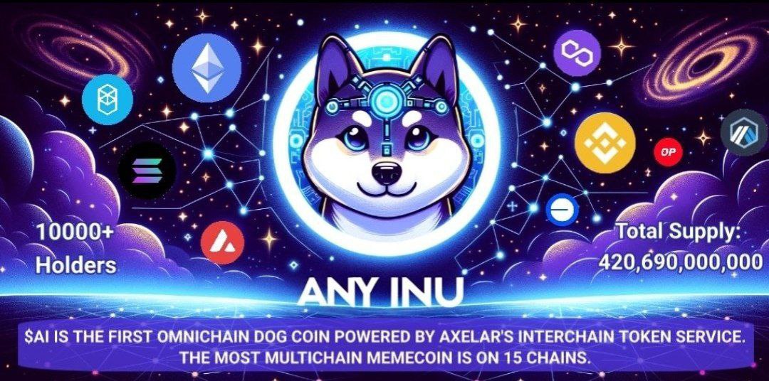 Found the next billion mcap meme. And yes, it is a dog. 

Follow <a href="/AnyInuCoin/">Any Inu</a>, join the TG, and you'll probably come to the same conclusion.

#AnyInu $AI