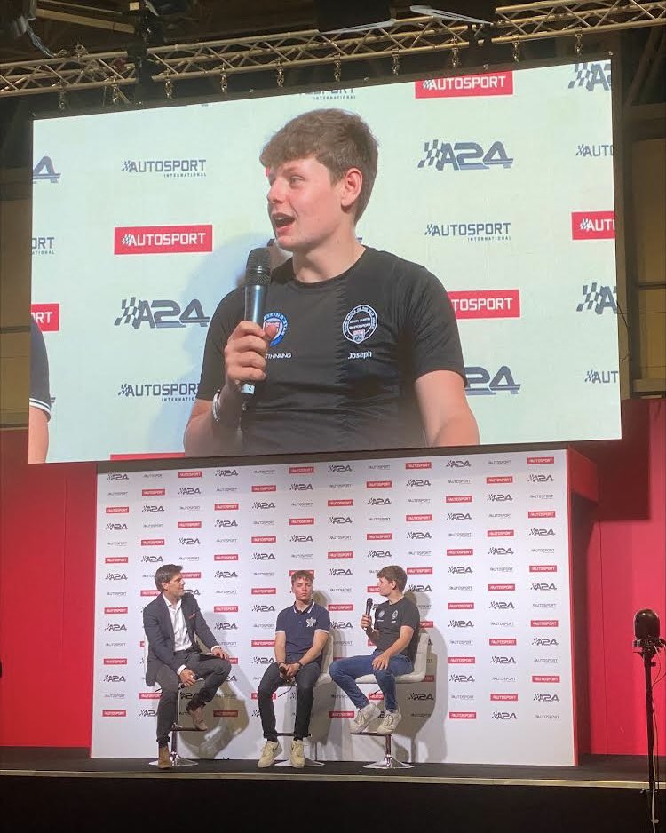 Rodin Motorsport (@rodinmotorsport) on Twitter photo On stage at the <a href="/Autosport_Show/">Autosport International Show</a> ✨
Thank you to everyone who came down to listen to Callum and <a href="/Joseph_Loake/">Joseph Loake</a>! 👊
#RodinMotorsport <a href="/RodinCars/">Rodin Cars</a> #F3 On stage at the <a href="/Autosport_Show/">Autosport International Show</a> ✨
Thank you to everyone who came down to listen to Callum and <a href="/Joseph_Loake/">Joseph Loake</a>! 👊
#RodinMotorsport <a href="/RodinCars/">Rodin Cars</a> #F3