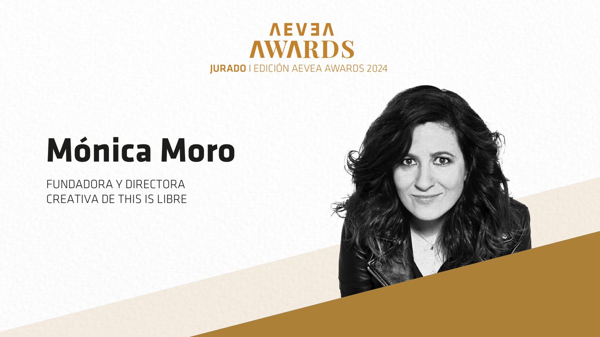 AEVEA_eventos's tweet photo. Mónica Moro, una de las personas más innovadoras e influyentes de la industria, se une al jurado de los AEVEA AWARDS. Es una de las pocas mujeres que ha liderado un departamento creativo, en su caso en la multinacional McCann, nombrada bajo su dirección Agencia de la Década. https://t.co/riu5Bs2cnG