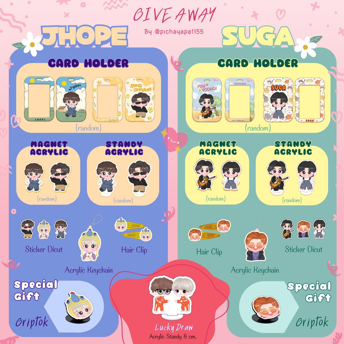Pitchayapa1155's tweet photo. 𝗽𝗹𝘀 𝗿𝘁 [ สุ่มแจก ฟลว JH 1 SG 1💕 ]
💜🎁 𝙃𝘼𝙋𝙋𝙔 𝙅𝙃𝙊𝙋𝙀 𝙭 𝙎𝙐𝙂𝘼 𝘿𝘼𝙔 🎁💜
📍 𝙵𝚘𝚛𝚖 : 𝟸𝟿 𝙵𝚎𝚋 𝟸𝟶𝟸𝟺
📦 𝚂𝚑𝚒𝚙𝚙𝚒𝚗𝚐 𝟼𝟶 𝙱𝚊𝚝𝚑

ᴍᴏʀᴇ ᴅᴇᴛᴀɪʟ ɪɴ ᴍᴇɴᴛɪᴏɴ ⬇️
#HAPPYJHOPEDAY #HAPPYSUGADAY 
#HAPPYSOPEDAY #JHOPE #SUGA https://t.co/au3sbjvvHw