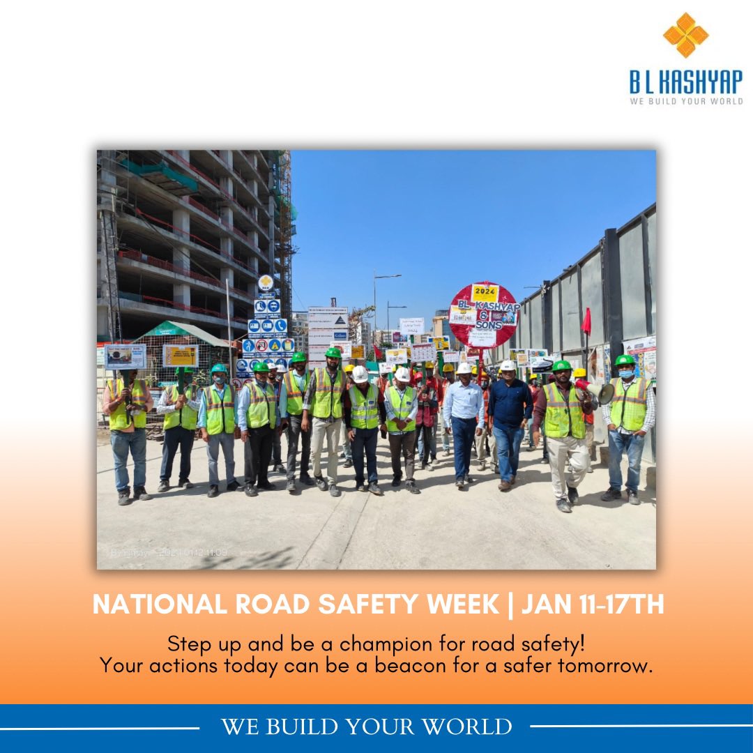 National Road Safety Week | Jan 11-17th

Your action today can be a beacon for a safer tomorrow! Embrace awareness during the Road Safety Week – because every journey matters. 

#RoadSafetyWeek #DriveSafe
#BLK #BLkashyap #WeBuildYourWorld