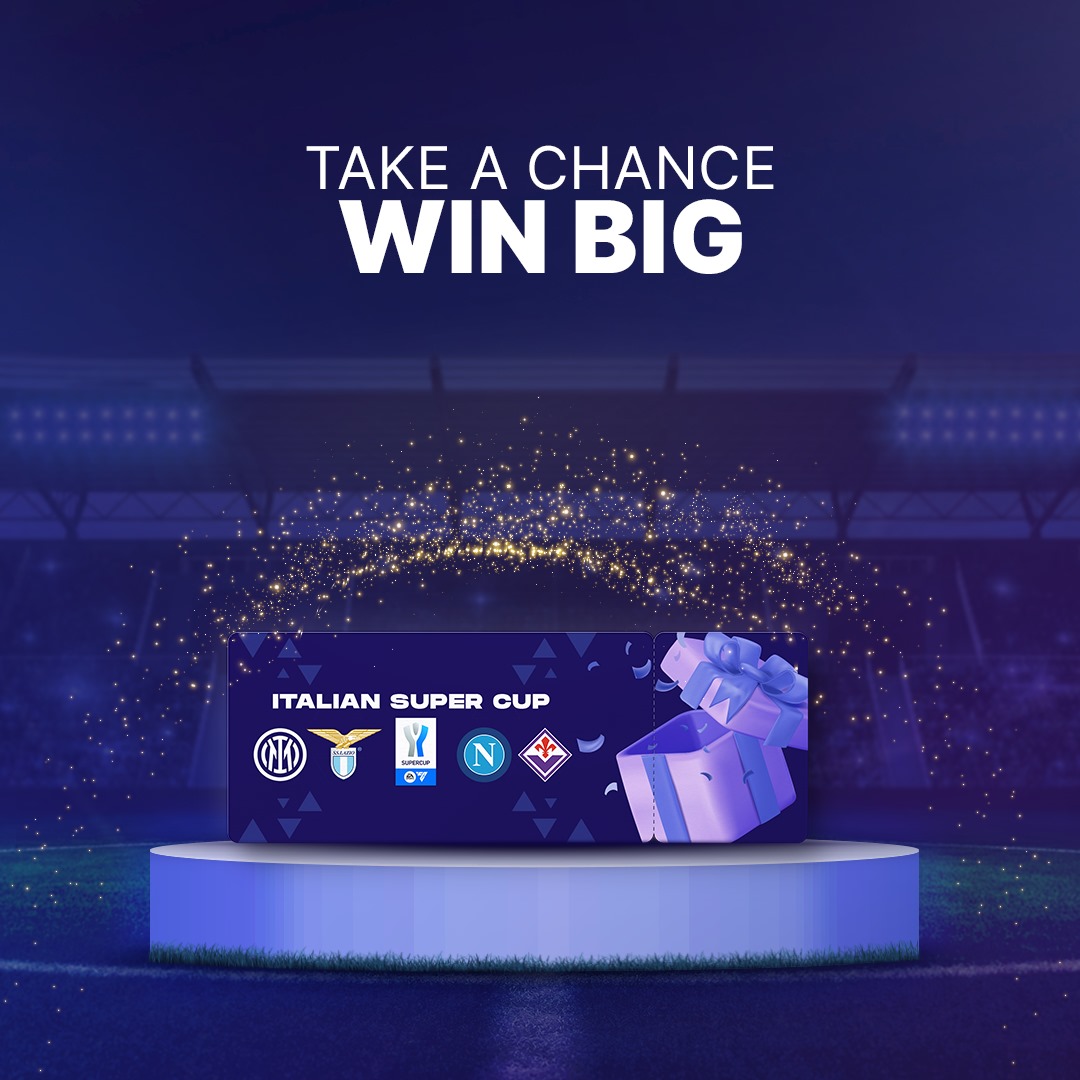 المسابقة الثانية🤩 
تبي تشارك معانا وتربح تذاكر  لنصف نهائي كأس #السوبر_الايطالي؟🎟️🔥 
كل اللي عليك: 
✅تسوي اعجاب ومتابعة لحساب <a href="/webook/">webook.com Saudi | ويبوك.كوم السعودية🇸🇦</a> 
✅ريبوست للتغريدة
✅منشن ل3 من خوياك
 خليك أنت الفائز اللي حنعلن عنه في تاريخ 18 يناير 💥
واربح تذاكر  مباراة #نترميلان vs  ##لاتسيو ⚽️