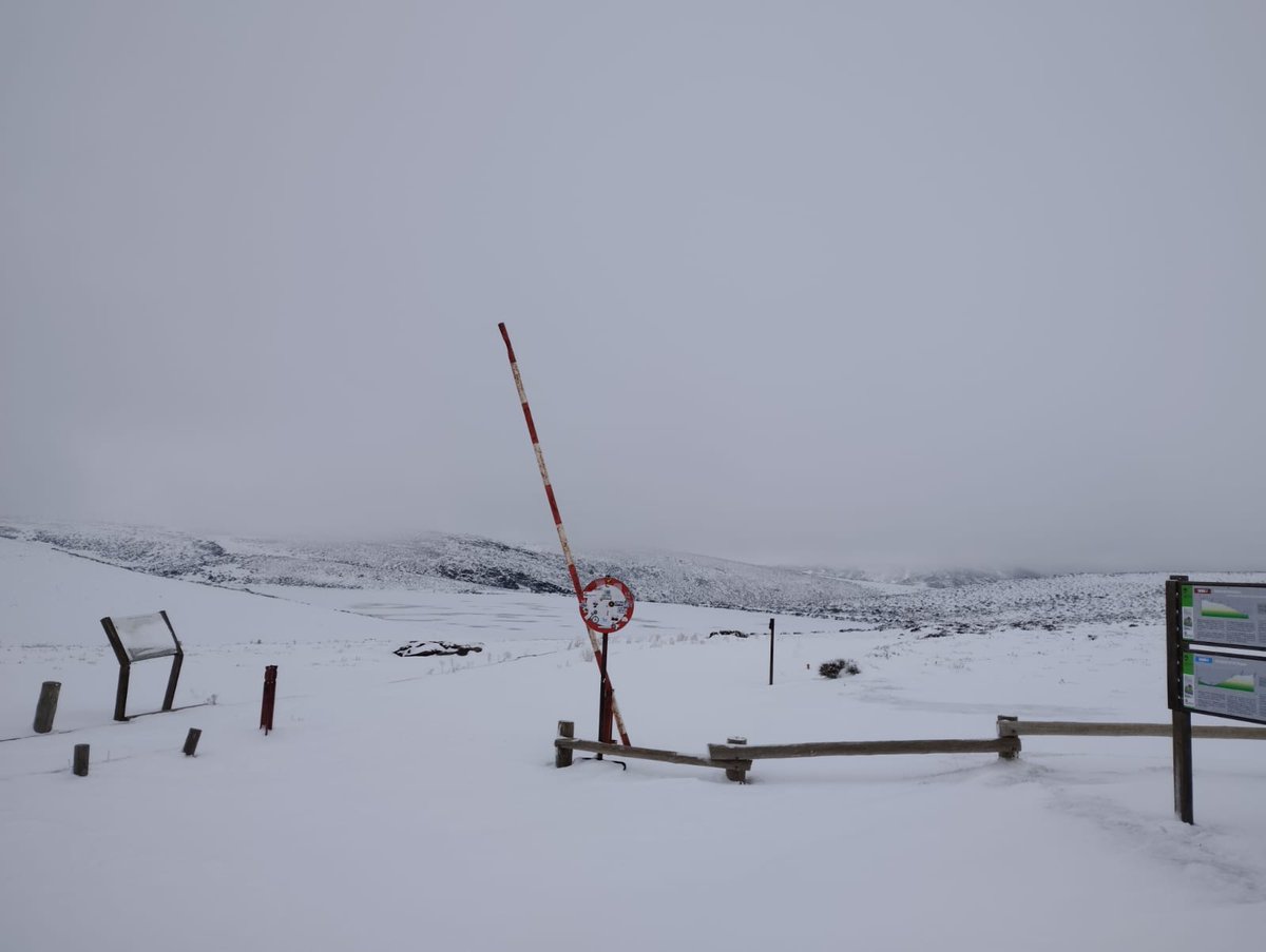 Zamora24horas's tweet photo. GALERÍA DE IMÁGENES | La nieve cubre de blanco la Laguna de Peces este viernes https://t.co/l4vWdLlqME https://t.co/ixTQ14BpOp