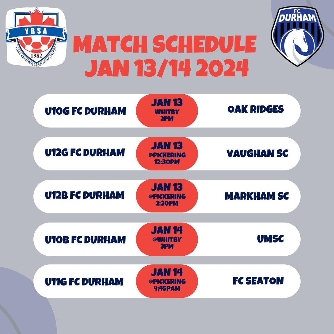 With most FCD Skills Centre teams in action this week, we are looking forward to our continued weekly highlights following the holiday break! Check out our new <a href="/inariasoccer/">INARIA</a> kits hitting the pitch this weekend ⚽