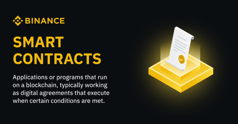 binance's tweet photo. Smart contracts are... smart.

Find out why 👇