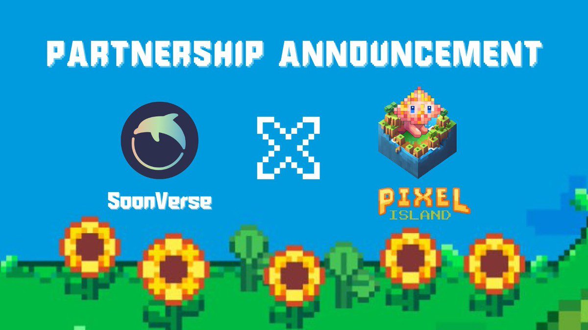 4aibsc's tweet photo. 🎮 New Partnership Alert! 🏝 @soon_verse x @Pixel_islands

🌈 We're pixelated with excitement to announce our partnership with Pixel island, a pixel-style full on chain web3 game. #opBNBChain  

🕹 More details on this exciting venture coming soon!

#GamingPartnership #SoonVerse #Pixelisland