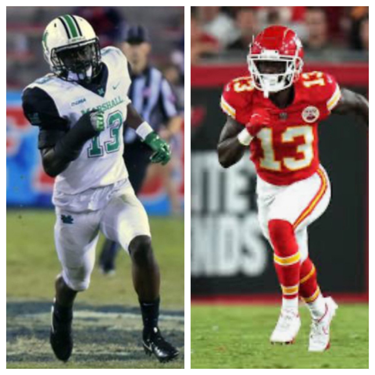 Wishing @HerdFB alum @JohnsonNazeeh and @Chiefs the very best of luck, as the @NFL playoffs begin this weekend. #HerdFamily #OneHerd #HerdBrotherhood