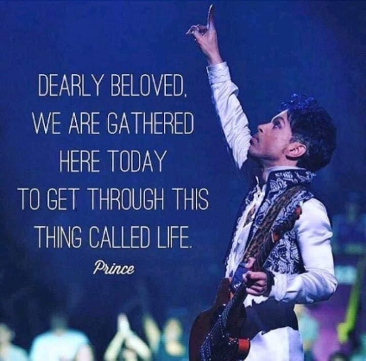 thinkcollegeICI's tweet photo. "Dearly beloved, we are gathered here today to get through this thing called life." ~Prince

#TGIF https://t.co/9cnypzBxV3