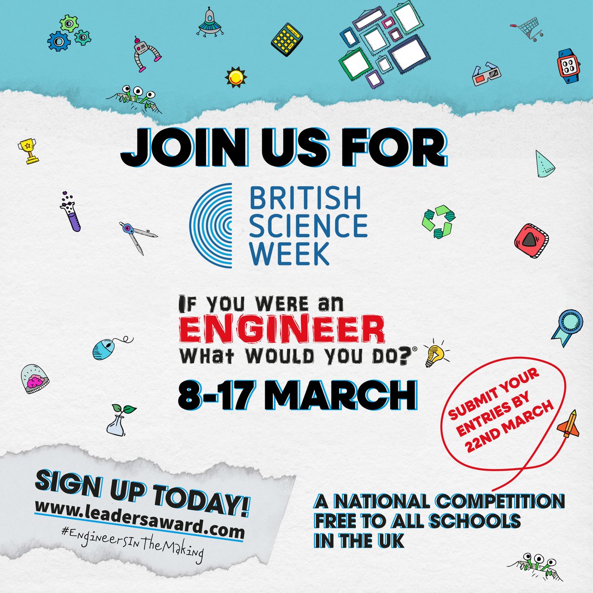 Our fully-funded whole-school STEM competition (<a href="/Leadersaward/">Leaders Award</a>) is perfect for <a href="/ScienceWeekUK/">British Science Week</a>! 🚀

Sign up today to bring the joy of STEM into your classroom during #BSW2024. 

Open to pupils aged 3-19 > leadersaward.com/resource-area-…