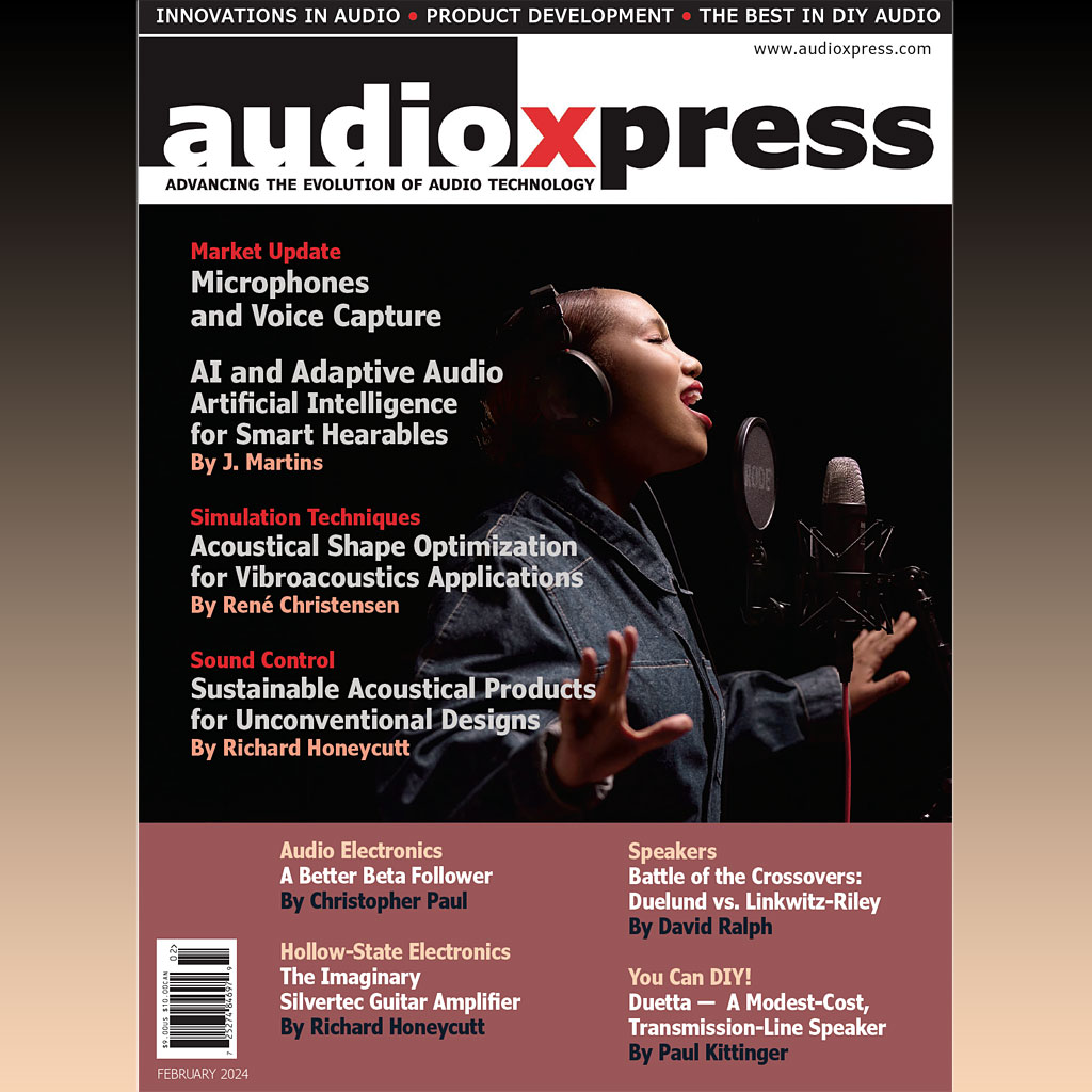 enjoythemusic's tweet image. audioXpress&apos; February 2024
EnjoyTheMusic.com/audioXpress/02…

#audioXpress #IntelligentDevices #Acoustical #Vibroacoustics #Duelund #LinkwitzRiley #TransmissionLine #Loudspeaker #Microphones #VoiceCapture #VoiceApplications #Silvertec #Guitar #Amplifier #GuitarAmplifier #EnjoyTheMusic