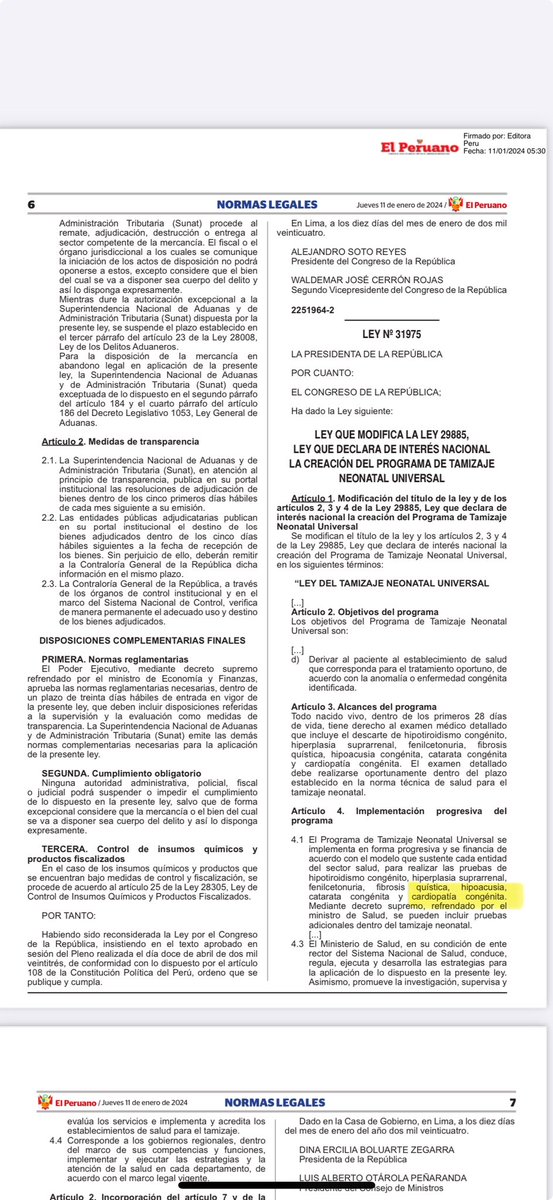 Bravo__MD's tweet image. #Neonatal critical #Congenital #heart #disease #screening is now LAW in Peru 🇵🇪 

Working w/ #Peruvian #PedCards #CongenitalSurgeons #PatientAssociation @Amigosdecorazn2 made this possible!

As physicians we touch many lives but through #publichealth &amp;amp; #advocacy, millions