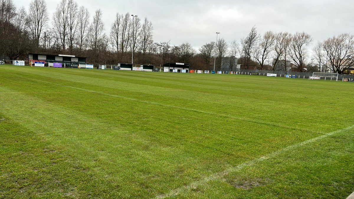 BirtleyTFC's tweet photo. The last few months have been an absolute nightmare for anyone maintaining any football pitch. 

Our amazing volunteers have been working round the clock to give tomorrow's game with @westaucklandfc every chance of being on. 

The heartbeat of the club 💚🤍💚 https://t.co/KzWJi2zNIx