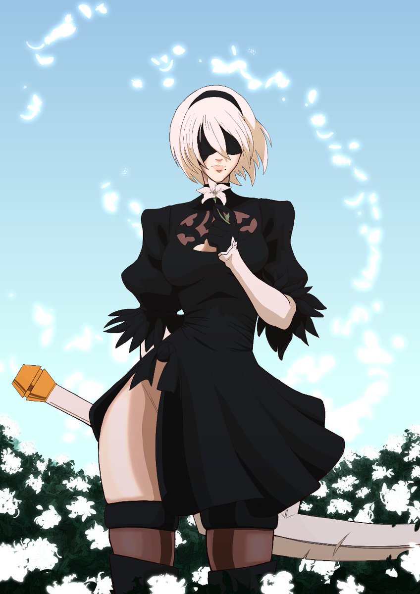 Gusag12's tweet photo. Siento que deberia seguir subiendo mas cosas de nier, hace ya bastantes meses que hice este dibujo y ya va siendo hor de otro.

#nier https://t.co/UktmU8IDtQ