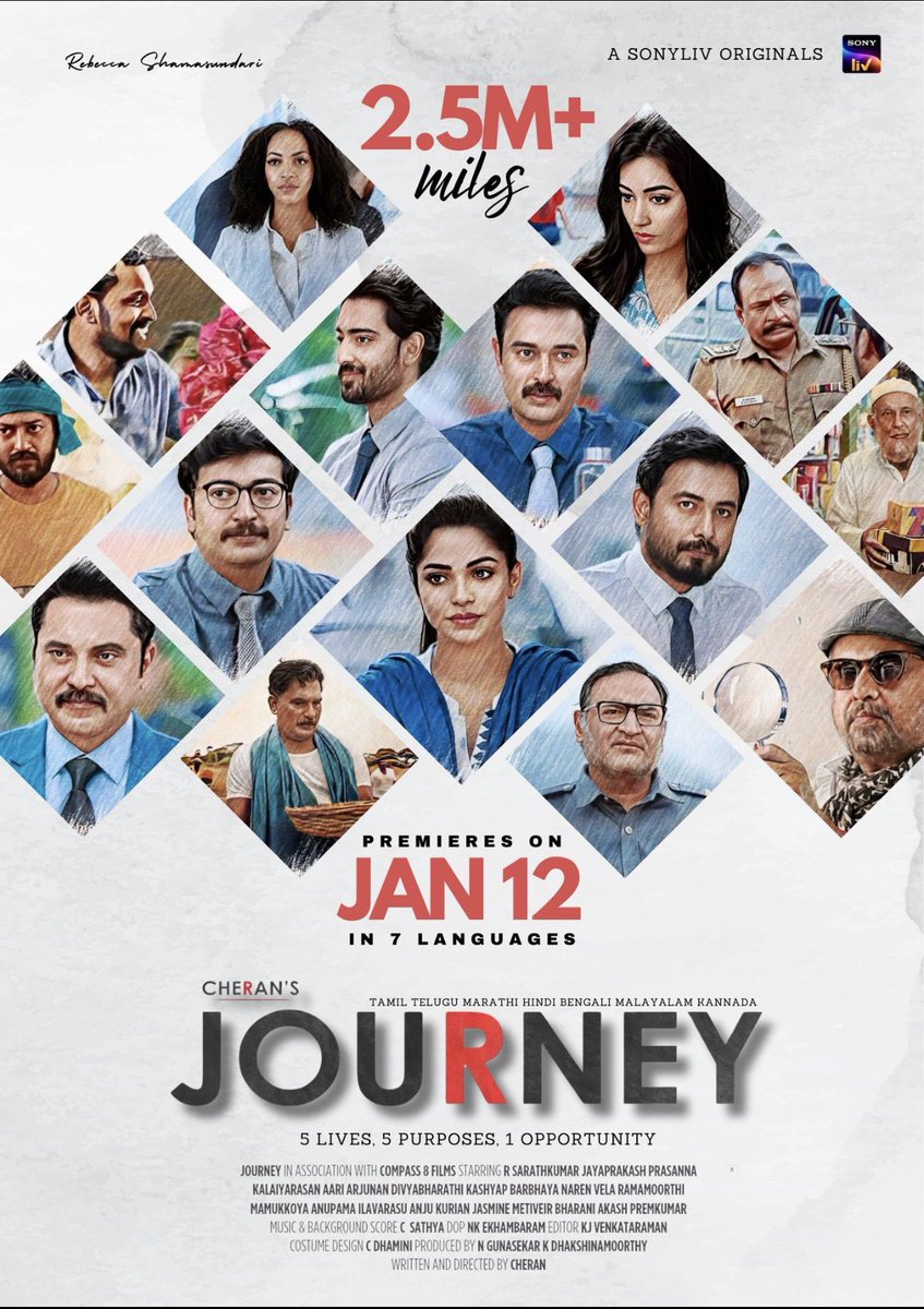 ravyscinema's tweet photo. Actor and Director #Cheran's #journey premieres on January 12 in 7 languages

#RavysCinema https://t.co/vbQKHIZPKN