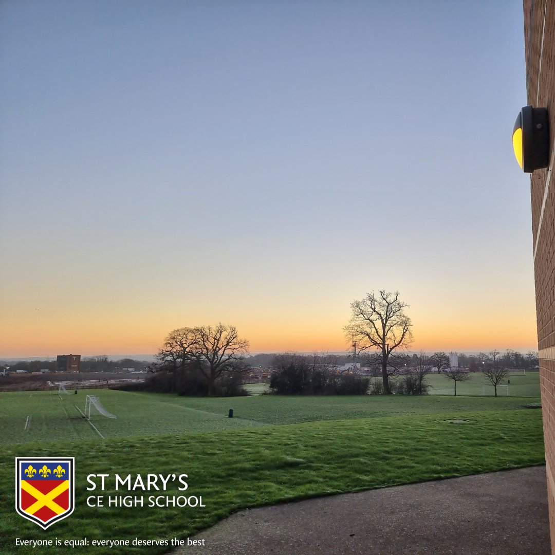 StMarysCEHigh's tweet image. The recent crisp, clear mornings provide the perfect conditions for seeing stunning sunrises, and of course our extensive grounds are a great place to view them. Take a look at these shots captured by teacher Mr Benjeddi.

#morninghasbroken #earlymornings #sunrise #schoolcampus