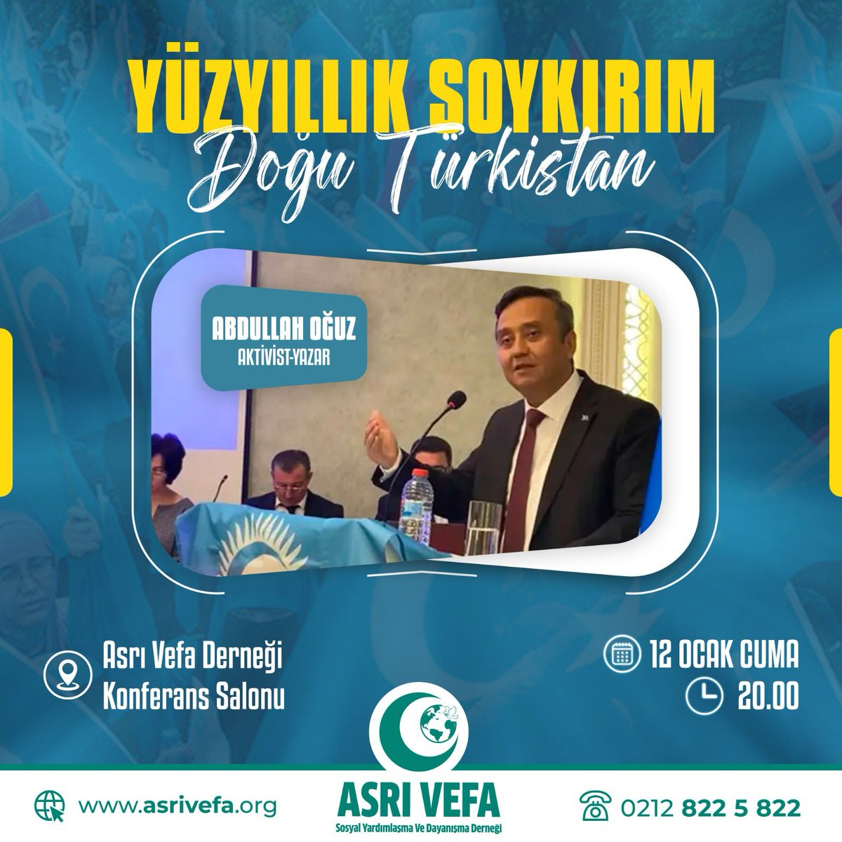 Bugün 8 de Üsküdar'da Doğu Türkistan'daki soykırımı konuşacağız. Bekliyoruz
@asrivefader