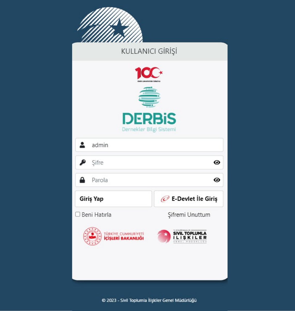 Cumhuriyetimizin 100. yılında Yeni Nesil DERBİS 15 Ocak 2024 tarihinde erişime açılıyor. Tüm sivil toplum kuruluşlarımıza hayırlı olsun.