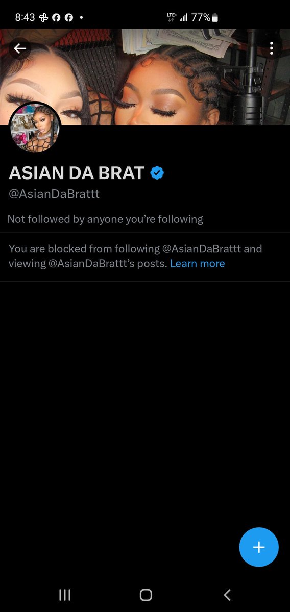 Angel_20X4's tweet photo. @AsianDaBrattt wow blocked  me I can always make another page botched puta!!! https://t.co/q6Pu4wuUMG