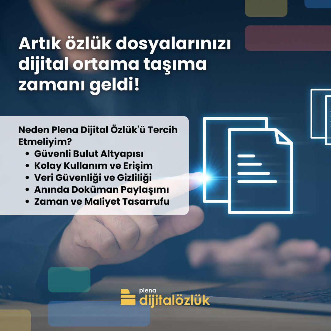 Özlük dosyalarınızı dijital ortama taşıyarak zamandan tasarruf edin, verimliliğinizi artırın!

#Plenapro #PlenaDijitalÖzlük #özlükyönetimi #personelyönetimi #cloudsystems  #SaaS  #insankaynakları #humanresources #dijitalik #SaaS #HRTech #cloudsystems #digitaltransformation
