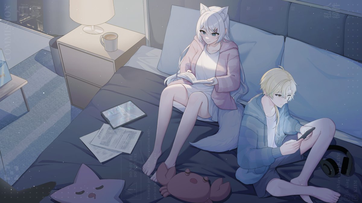 負責了【失眠飛行／浠Mizuki × 漏打Loda】的曲繪!
感謝兩位的委託，很榮幸可以繪製這次的插圖🫶

#MizukiART #來看看二創漏打