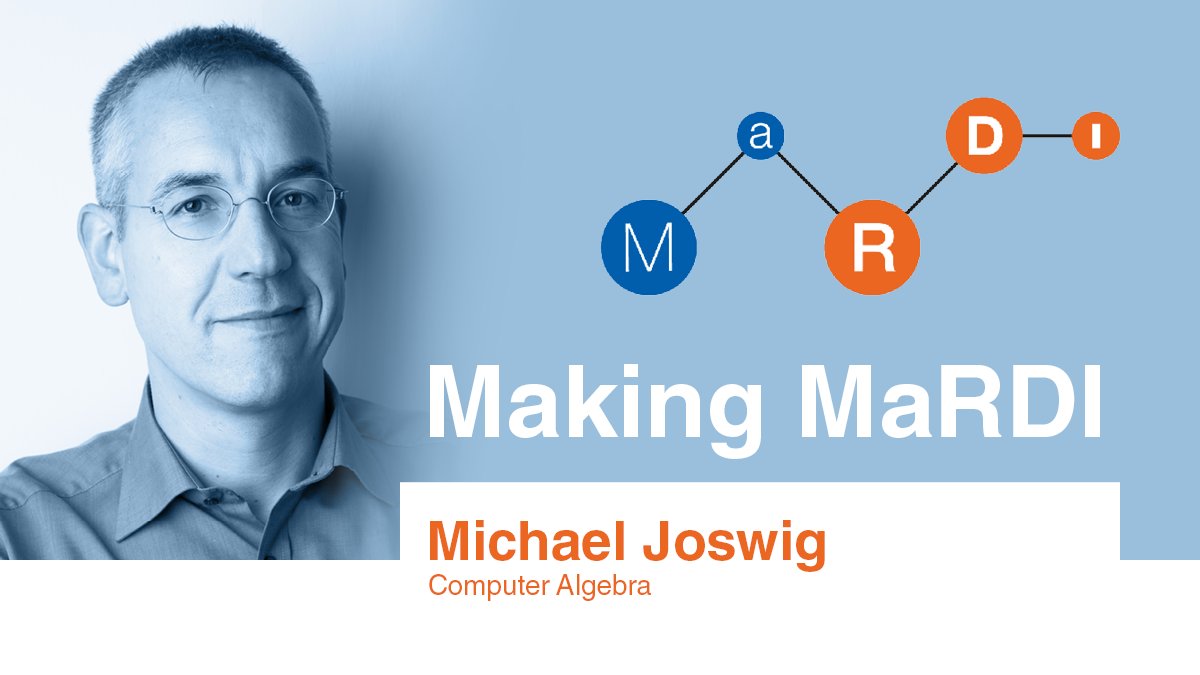 "We aim to develop a FAIR file format for storing data in computer algebra." says Michael Joswig from <a href="/TUBerlin/">TU Berlin</a> in our latest #MakingMaRDI Interview. To learn about his role in establishing a #FAIR culture for mathematical research data #mathRD read t1p.de/yj5ts