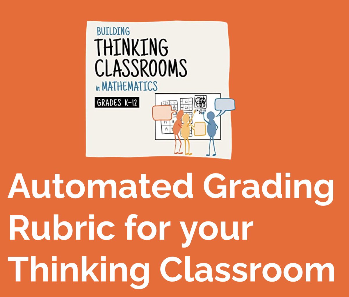 Math Teachers! 

S2 is about to start for many of us. If you've been wanting to grade the way <a href="/pgliljedahl/">Peter Liljedahl</a> describes in "Building Thinking Classrooms" yet haven't had time, now's your chance for a quick start: tinyurl.com/BTCrubric. More: youtube.com/watch?v=Fgturm… <a href="/mccainm/">Melisa McCain</a>