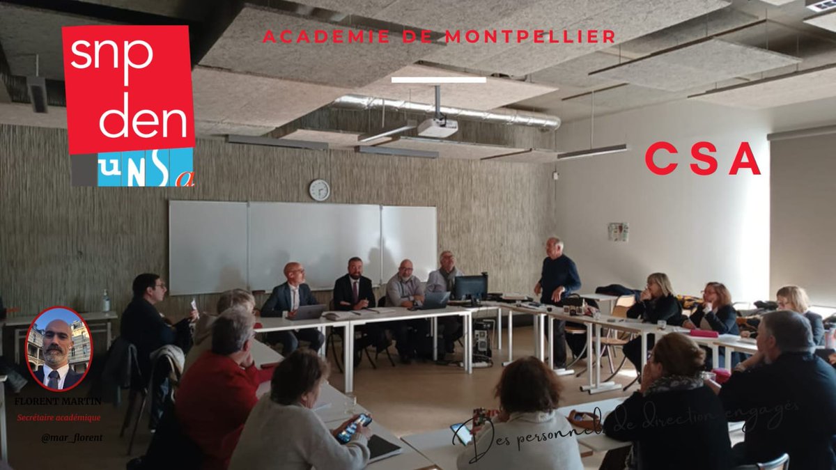 SnpdenMTP's tweet image. Autour de @mar_florent SA , les cadres  du @SnpdenMTP se sont reunis lors du #CSA pour évoquer l'actualité et répondre aux nombreuses inquietudes notamment la R2024.... mais surtout pour accompagner les adhérents 
@snpden #partager #alerter #construire #reconnaissance
