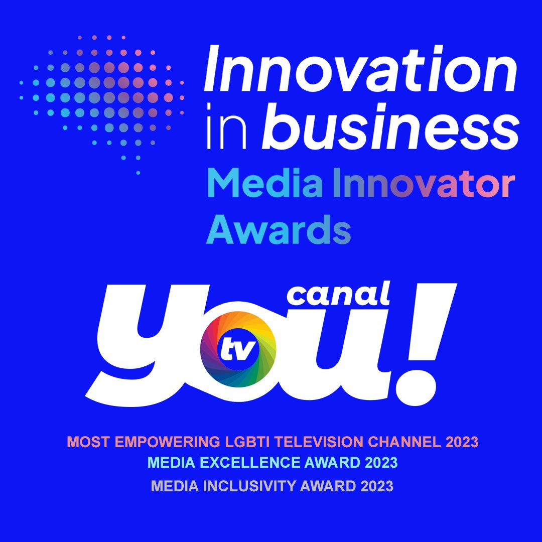 📺🏳️‍🌈 HOY ha salido publicada la lista de ganadores de la revista inglesa Innovation in Business, y nos han concedido a Canal YOU! TV distintos galardones en la categoría de "Media Innovator Awards 2023".

innovationinbusiness.com/winners/canal-…

#canalyou #television #lgtbi #gayespaña #vidagay