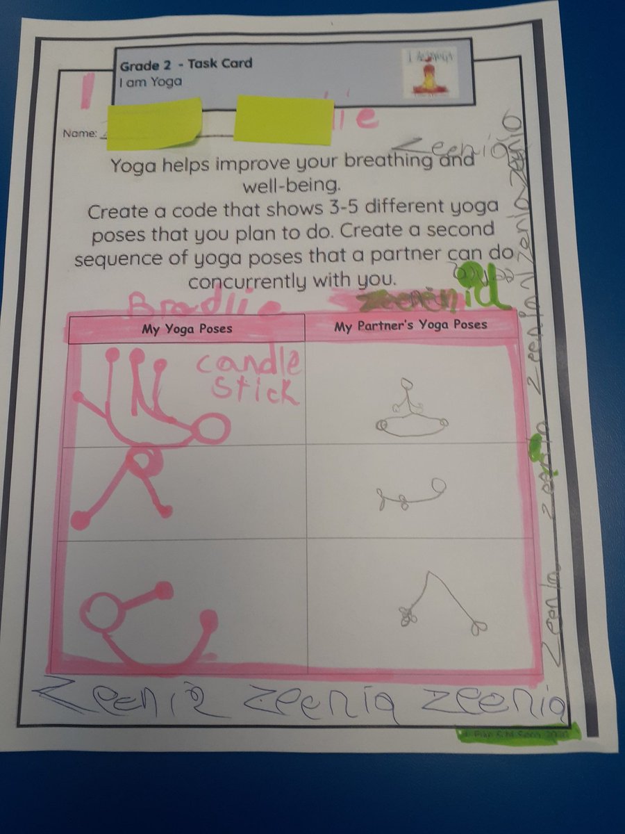 MrsRyanLambeth's tweet photo. Unplugged yoga coding today. Exploring concurrent events with yoga. Engagement was very high. @LambethPS1 https://t.co/vmxookr16f
