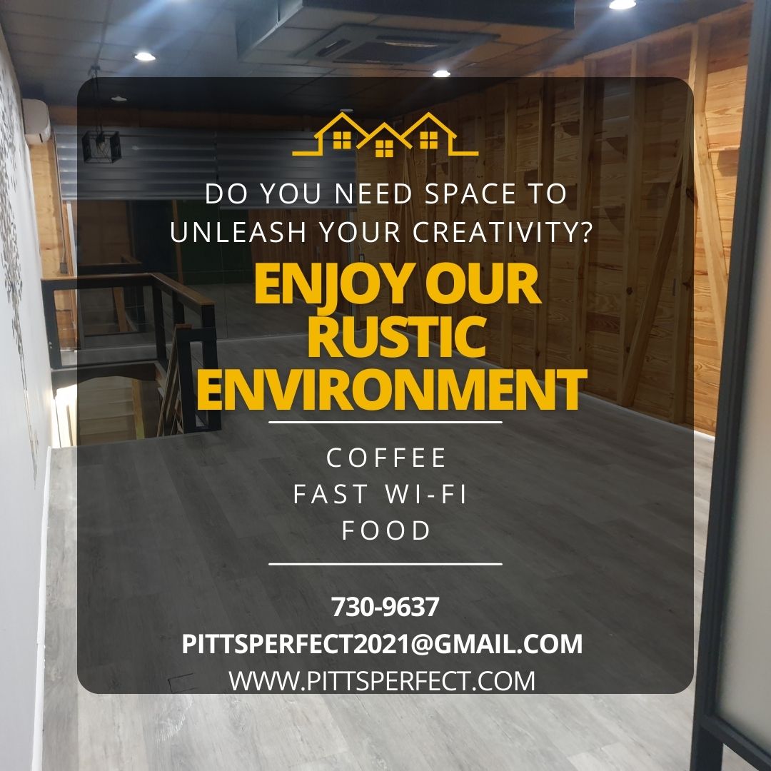 PittsCoffee's tweet image. Need a creative space? Join our rustic cafe with Wi-Fi and food. Writers, designers, artists, comedians: this is for you. Book now and save 10%. Call 730-9637 or email pittsperfect2021@gmail.com. #creativespace #rusticvibes #coffeelovers #coffeeshop
wix.to/qx4esYu