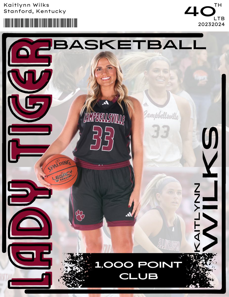 1️⃣0️⃣0️⃣0️⃣‼️ Congratulations, <a href="/KaitlynnWilks/">kait</a>‼️ Kait has always put in the work and is an incredible teammate. 👊 We are so proud of you! ❤️Here’s to 1,000 more! 🏀