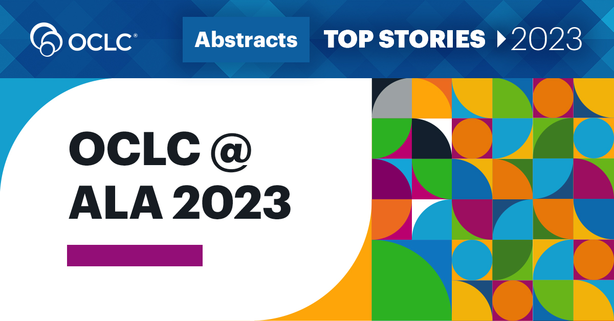 OCLC's tweet image. We're counting down the top stories from Abstracts, OCLC's flagship newsletter, in 2023.

8️⃣ Revisit our presentations, product demonstrations, and research updates in these recordings from @ALALibrary's #ALAAC23: oc.lc/47A43ZR