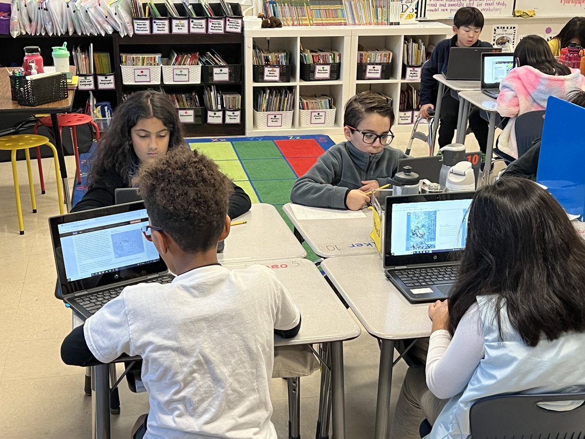 Making learning relevant… students are watching a live stream of gorillas in the Congo as they research gorillas and we study the novel One and Only Ivan!  🦍 📕 ✏️