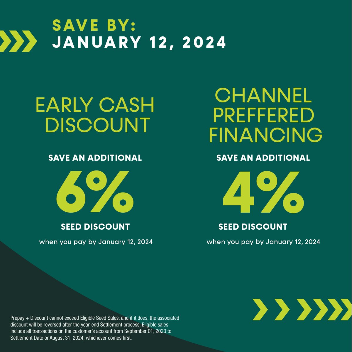 REMINDER! ⚠️ Today is the last call for our best savings on your Channel seed order. Place your order now with your SeedPro and claim savings. Learn more here: spr.ly/6015RTsDd #ChannelingUp