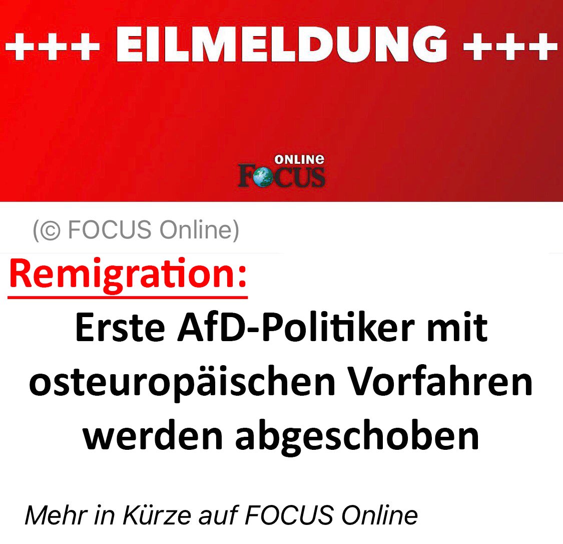 Na endlich!
#Remigration