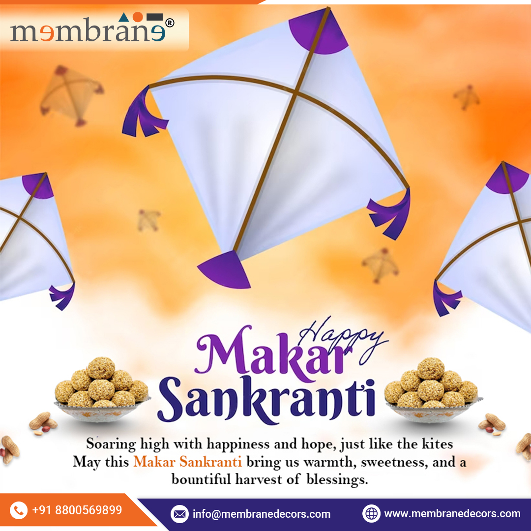 MembraneDecors's tweet photo. 👑 Let's celebrate the new beginnings and fresh starts that Makar Sankranti brings. - @MembraneDecors

#MemorableTime #WishUponAStar #SeasonalGlow #HarmonyAndHappiness #BlessedMoments #JubilantCelebration #ProsperityWishes #WarmGreetings #FestivalTraditions #HappyHeart https://t.co/hygG81ZpJT