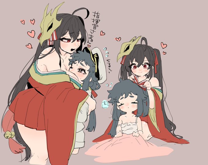 ふたなり大鳳と指揮官とかもまた描きたいな〜 