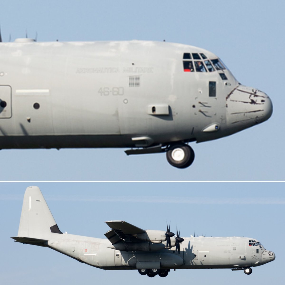 LebanonJets's tweet photo. Military: #Italy AirForce #C130 #MM62194 as #IAM4662 hex #33FFE2 on the way from #Pisa to #Beirut for a quick 90min turnaround then back https://t.co/MdJWzphQ0P