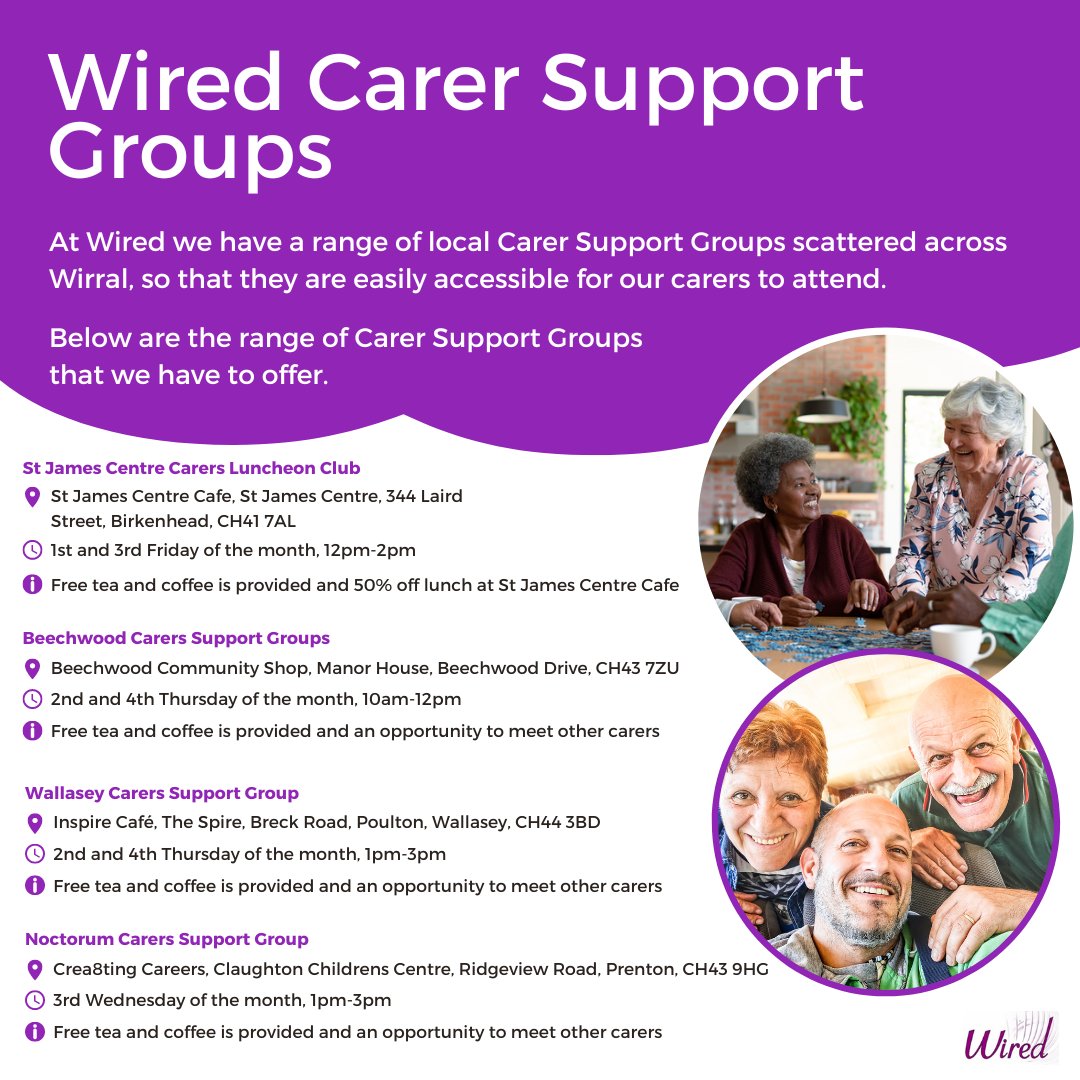 Wirral All Age Independence (@wirrale) on Twitter photo #Carers support groups from <a href="/WiredCeo/">WIRED Wirral</a> across #Wirral
See attached image for full details
#WirralCarers #Carers support groups from <a href="/WiredCeo/">WIRED Wirral</a> across #Wirral
See attached image for full details
#WirralCarers
