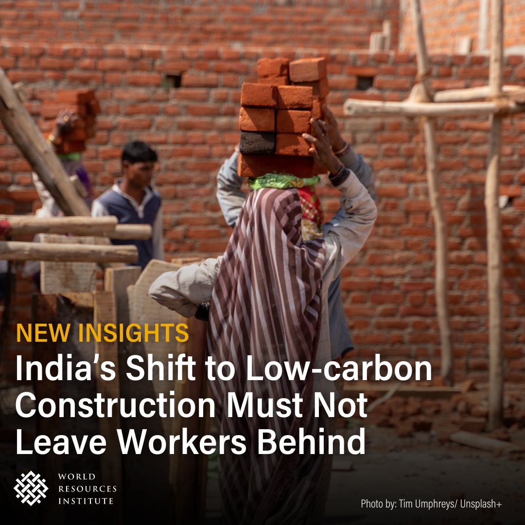 India aims to reduce the emissions by 45% by 2030 🇮🇳

For India’s construction sector, that means not only slashing carbon emissions but also upskilling #construction workers. Learn more ➡️ bit.ly/47odXNZ