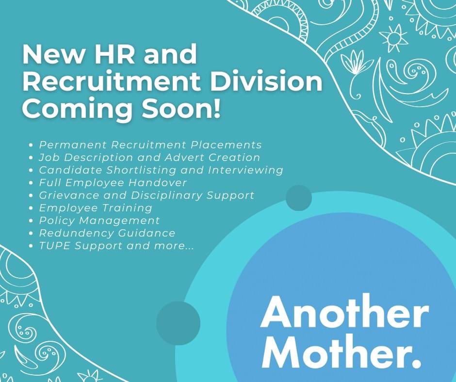 AdminMother's tweet image. Another Mother’s new and exciting HR and Recruitment division is officially launching on 15th January 2024!

For more information, please contact us at recruitment@anothermotheradmin.co.uk