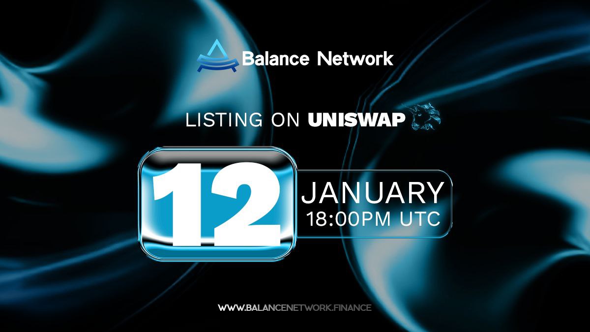 _balancenetwork's tweet photo. #BalanceNetwork | 👨💻 ETH
Hello everyone, official launch date below, be careful with scams, we have released the official contract below.
🦄 Uniswap Listing Today at 18:00PM UTC
📌 CA: 0xB84F00B5Ab187bc795d61389AC2418D4e7C77BB0 https://t.co/2jZyZUclki