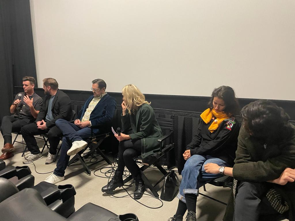 GoodBoy_Short's tweet photo. A shot from the Special Screening of GOOD BOY yesterday evening at @laemmleroyal in West LA, CA.  Thank you Los Angeles!

 #LAfilm #LApremiere #indiefilm #supportindiefilm #moviebuffs #Oscars96 @tomstupot #AcademyAwards #AMPAS #AcademyMember https://t.co/uoRjcjGipu