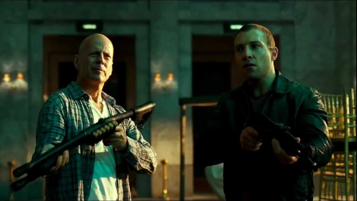 A Good Day to Die Hard (2013) has the chairs.