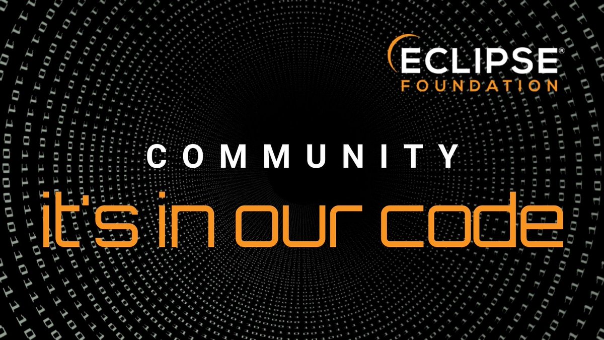 EclipseFdn's tweet photo. With over 350 member organisations and thousands of project contributors, the Eclipse Foundation is the place to collaborate on #opensource software. 

Community, #ItsInOurCode. https://t.co/dFPRjzclzB
