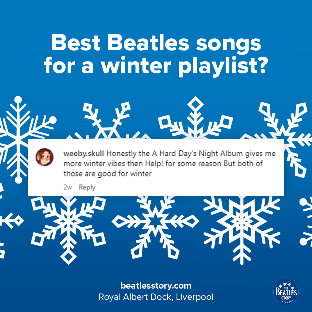 Thank you for your Beatles winter playlist suggestions! What would you add? ❄ #TheBeatles