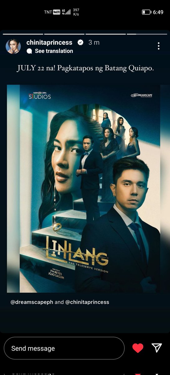 Hello Juliana 👋😅

Ngayon palang nili. Linlang mo na kmi sa date ha  <a href="/prinsesachinita/">kim chiu</a> 🤣🤣🤣🤣 hihihihihi ✌️✌️✌️✌️

#LinlangTheTeleseryeVersion