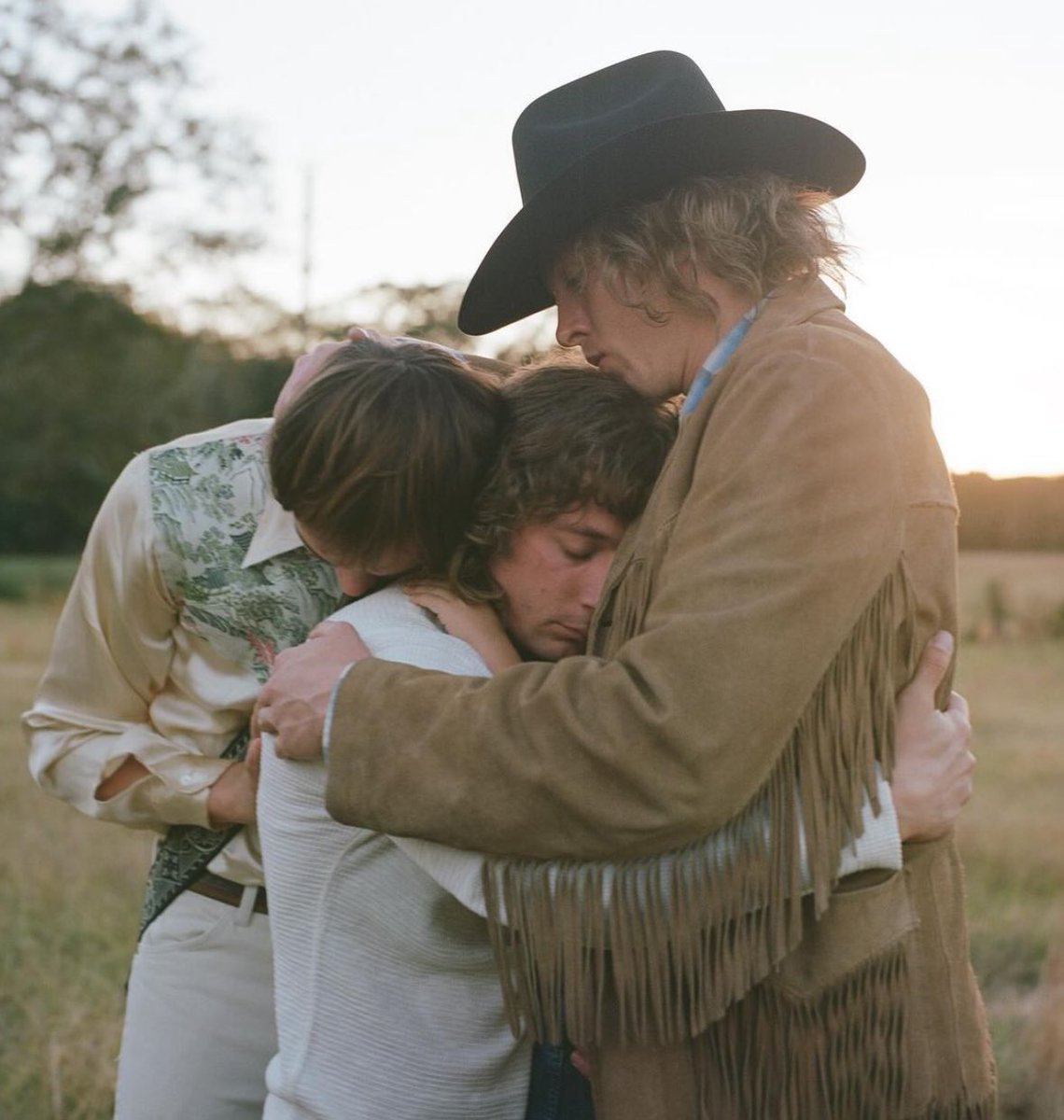 FilmUpdates's tweet photo. Stanley Simons, Jeremy Allen White and Harris Dickinson in ‘THE IRON CLAW.’ https://t.co/rl7X4QbqeJ