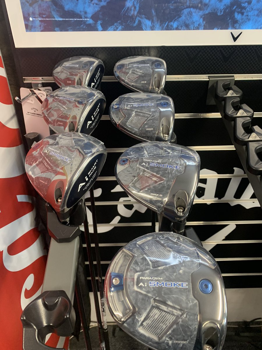 chrisgillgolf's tweet photo. New @CallawayGolfEU Ai Drivers, Fairways, Hybrids, irons and wedges all available for custom fitting at @NewquayProShop. To book a slot either call the shop or pop in! 01637 874354 @NewquayGC @HendriksenGolf @l_osullivan https://t.co/QF3sfidQyz