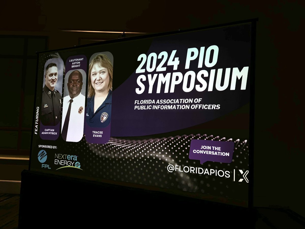 Florida Association of Public Information Officers (@floridapios) on Twitter photo TODAY’S LINEUP at the 2024 Florida PIO Symposium at <a href="/floridafirecon/">Florida Fire Conference</a> in 😁📍Orlando, Florida! TODAY’S LINEUP at the 2024 Florida PIO Symposium at <a href="/floridafirecon/">Florida Fire Conference</a> in 😁📍Orlando, Florida!